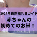 【2024年最新離乳食ガイド】赤ちゃんの初めてのお米！
